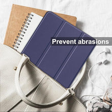 Load image into Gallery viewer, ProElite Case Cover for Nokia Tab T10 8 inch Case, Smart Trifold Flip case Cover for Nokia Tab T10 8 inch Tablet, Dark Blue