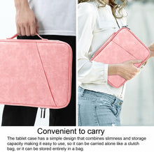 Load image into Gallery viewer, ProElite Polyster Tablet Sleeve Case Upto 11.5 inch for iPad 10.2/10.9/Pro 11/Lenovo/Galaxy Tab A9 Plus/S7/S8/S9/Realme Pad 2/Redmi Pad SE/Honor Pad X9/Mi pad 6/Moto Tab G62/Oneplus Pad Tablets, Pink