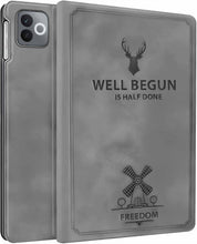 Load image into Gallery viewer, ProElite Cover for Realme Pad 3 11.6 inch 2026 Cover Case, Deer Flip case Cover for Realme Pad 3 11.6 inch 2026 Tablet, Grey