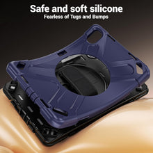Load image into Gallery viewer, ProElite for Xiaomi Redmi Pad 2 Pro 12.1 inch Case, Rugged 3 Layer Armor case Cover for Xiaomi Redmi Pad 2 Pro 12.1 inch Case with Hand Grip and Rotating Kickstand with Shoulder Strap, Navy