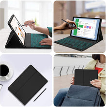 Load image into Gallery viewer, ProElite Keyboard case for Xiaomi Mi Pad 8/8 Pro 11.2 inch, Magnetic Detachable Wireless Bluetooth Keyboard Mi Pad 8/8 Pro 11.2 inch with Pen Holder Built-in 7-Colors Backlit, Dark Blue