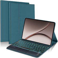 Load image into Gallery viewer, ProElite TouchPad Keyboard case for OnePlus Pad 4 13.2 inch, Magnetic Detachable Wireless Bluetooth TouchPad Keyboard OnePlus Pad 4 13.2 inch (Built-in 7-Colors Backlit), Dark Green
