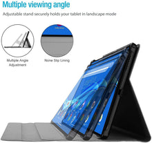 Load image into Gallery viewer, ProElite Detachable Wireless Bluetooth Keyboard flip case Cover for Realme Pad 10.4 inch, Black