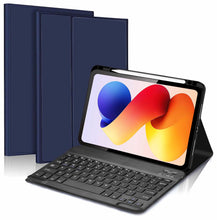 Load image into Gallery viewer, ProElite Keyboard case for Xiaomi Redmi Pad 2 Pro 12.1 inch, Magnetic Detachable Wireless Bluetooth Keyboard Xiaomi Redmi Pad 2 Pro 12.1 inch with Pen Holder, Dark Blue