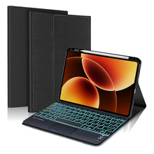 Load image into Gallery viewer, ProElite TouchPad Keyboard case for Xiaomi Mi Pad 8/8 Pro 11.2 inch, Magnetic Detachable Wireless Bluetooth TouchPad Keyboard Xiaomi Mi Pad 8/8 Pro 11.2 inch with Built-in 7-Colors Backlit, Black