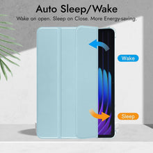 Load image into Gallery viewer, ProElite Case for iPad Air 11 Inch M4/M3/M2 2026/2025/2024, Air 5th Gen 2022/iPad Air 4th Gen 2020 10.9", Slim Hard PC Translucent Back Shell Smart Cover Fit iPad Air 11 & Air 10.9 Case,Light Blue