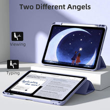 Load image into Gallery viewer, ProElite Smart Flip Case Cover for Xiaomi Mi Pad 6 11 inch Tablet, Transparent Back with Pen Holder, Lavender