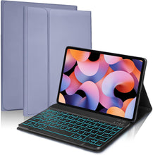 Load image into Gallery viewer, ProElite Keyboard case for Xiaomi Mi Pad 6 11 inch, Magnetic Detachable Wireless Bluetooth Keyboard Built-in 7-Colors Backlit, Lavender