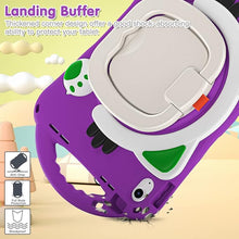 Load image into Gallery viewer, ProElite Tough Kids case Cover for Apple iPad (A16) 11th/10th Gen (2025/2022) with Rotating Kickstand and Shoulder Strap, Purple