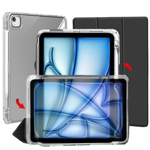 Load image into Gallery viewer, ProElite Case Cover for Apple iPad Air 13 M3/M2 2025/2024 Case, Sliding Detachable Smart Flip Case Cover for Apple iPad Air 13 inch M3/M2 2025/2024 with Pencil Holder, Black