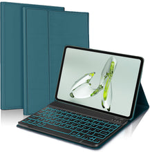 Load image into Gallery viewer, ProElite Keyboard case for OnePlus Pad Go 11.35 inch, Magnetic Detachable Wireless Bluetooth Keyboard Built-in 7-Colors Backlit, Dark Green (Will NOT FIT OnePlus Pad 11.61)