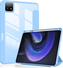 Load image into Gallery viewer, ProElite for Xiaomi Mi Pad 6 case Cover, Transaprent Flip Case for Xiaomi Mi Pad 6 11 inch with Pen Holder (Supports Auto Sleep Wake Function), Haze Blue