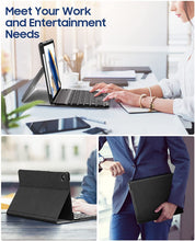 Load image into Gallery viewer, ProElite Detachable Wireless Bluetooth Keyboard flip case Cover for Realme Pad 10.4 inch, Black