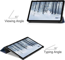 Load image into Gallery viewer, ProElite Case Cover for Nokia Tab T10 8 inch Case, Smart Trifold Flip case Cover for Nokia Tab T10 8 inch Tablet, Dark Blue