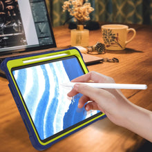 Load image into Gallery viewer, ProElite Cover for Apple iPad Air 11 inch M3/M2 2025/2024 & Air 10.9 5th/4th Gen, Rugged Shockproof Heavy Duty Back Case Cover for iPad Air 11 inch M3/M2 2025/2024 with Apple Pencil Holder, Navy Green