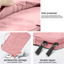 Load image into Gallery viewer, ProElite Polyster Tablet Sleeve Case Upto 11.5 inch for iPad 10.2/10.9/Pro 11/Lenovo/Galaxy Tab A9 Plus/S7/S8/S9/Realme Pad 2/Redmi Pad SE/Honor Pad X9/Mi pad 6/Moto Tab G62/Oneplus Pad Tablets, Pink