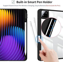 Load image into Gallery viewer, ProElite Cover for Xiaomi Mi Pad 7/7 Pro 11.2 inch case Cover, Transparent Flip Case for Xiaomi Mi Pad 7/7 Pro 11.2 inch with Pen Holder (Supports Auto Sleep Wake Function), Eiffel