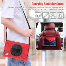 Load image into Gallery viewer, ProElite Cover for Lenovo idea Tab 11 inch 2025 Cover Case, Rugged 3 Layer Armor case Cover for Lenovo idea Tab 11 inch 2025 with Hand Grip & Rotating Kickstand with Shoulder Strap, Red