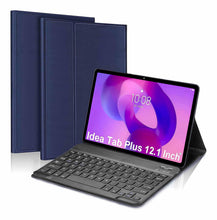 Load image into Gallery viewer, ProElite Keyboard Case Cover for Lenovo Idea Tab Plus 12.1 inch 2025, Magnetic Detachable Wireless Bluetooth Keyboard Case Idea Tab Plus 12.1 inch 2025, Dark Blue