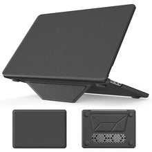 Load image into Gallery viewer, ProElite Case for MacBook Air 15 Case 2023 2024 2025 Release M4 M3 A3114 M2 A2941 with Touch ID, Slim Leather case with Foldable Stand, Grey