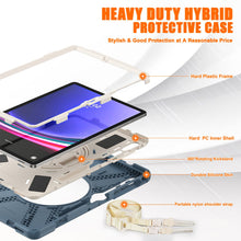 Load image into Gallery viewer, ProElite Cover for Galaxy Tab S9+/ S9 FE+/S10+ Case, Rugged 3 Layer Armor case for Samsung Tab S9 Plus/S8 Plus/S7 Plus/S7 FE/S10+ 12.4 inch with S Pen Holder and Rotating Kickstand, Cornflower Blue
