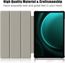 Load image into Gallery viewer, ProElite Cover for Samsung Galaxy Tab S9 FE Plus/S10+ 12.4 inch Cover Case, Smart Trifold Flip case Cover for Samsung Galaxy Tab S9 FE+/S10+ 12.4 inch Support S Pen Magnetic Attachment, Dark Green