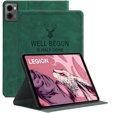 Load image into Gallery viewer, ProElite Cover for Lenovo Legion Tab 8.8 inch Case, Deer Flip case cover for Lenovo Legion Tab 8.8 inch Tablet, Dark Green