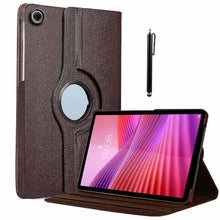 Load image into Gallery viewer, ProElite Cover for Lenovo Tab 10.1 inch 2025, 360 Rotatable Smart Flip Case Cover for Lenovo Tab 10.1 inch 2025 Tablet with Stylus Pen, Brown