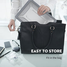 Load image into Gallery viewer, ProElite Transparent Case for MacBook Air 13 inch M2 2025/2024 M1 2021 2020 Release A2337 A2179 A1932 Model Touch ID,Heavy Duty Honeycomb Hard Shell with Slim TPU Bumper and Fold Kickstand, Grey