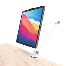 Load image into Gallery viewer, ProElite Foldable Adjustable 360 Degree Aluminum Desk Holder Tablet Stand for Apple iPad, iPhones, Galaxy Tab, Xiaomi Pad, Redmi Pad, Realme, Oneplus Pad,Lenovo Tab, Kindle Upto 12.9 inch, Space Grey