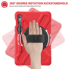 Load image into Gallery viewer, ProElite Cover for Samsung Galaxy Tab S10 Lite 10.9"/S9 Fe 10.9/S10 FE 10.9"/ S9/S8/S7 11" Cover Case, Rugged 3 Layer Armor case Cover and Rotating Kickstand, Red