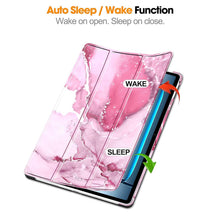 Load image into Gallery viewer, ProElite Cover for Lenovo idea Tab 11 inch 2025 Cover Case, Sleek Smart Flip Case cover for Lenovo idea Tab 11 inch 2025 Tablet {Support Auto Sleep Wake}, Marble Pink