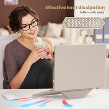 Load image into Gallery viewer, ProElite Case for MacBook Air 13.6 inch Case 2022 2023 2024 2025 Release M4/M3 A3113 M2 A2681 with Touch ID, Slim Leather case with Foldable stand, Gold