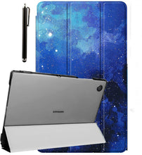 Load image into Gallery viewer, ProElite Cover for Samsung Galaxy Tab A9 Plus 11 inch Case Cover, Smart Flip Case Cover for Samsung Galaxy Tab A9+ 11 inch Translucent Back with Stylus Pen, Stars
