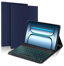 Load image into Gallery viewer, ProElite Keyboard case for OnePlus Pad Lite 11 inch, Magnetic Detachable Wireless Bluetooth Keyboard for OnePlus Pad Lite 11 inch Built-in 7-Colors Backlit, Dark Blue