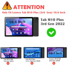 Load image into Gallery viewer, ProElite Detachable Wireless Bluetooth Keyboard flip case Cover for Lenovo Tab M10 FHD Plus 3rd Gen 10.6 inch Tablet (Will Not Fit M10 5G Model), Dark Green