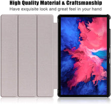 Load image into Gallery viewer, ProElite Smart Flip Case cover for Lenovo Tab P11/P11 Plus 11 inch TB-J606F/J606X, Black