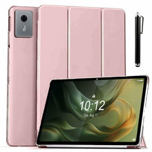 Load image into Gallery viewer, ProElite Case Cover for Motorola Pad 60 Neo 11 inch 2025 Cover, Smart Flip Case Motorola Pad 60 Neo 11 inch 2025 Tablet Translucent Back with Stylus Pen, Rose Gold