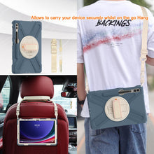 Load image into Gallery viewer, ProElite Cover for Galaxy Tab S9+/ S9 FE+/S10+ Case, Rugged 3 Layer Armor case for Samsung Tab S9 Plus/S8 Plus/S7 Plus/S7 FE/S10+ 12.4 inch with S Pen Holder and Rotating Kickstand, Cornflower Blue