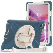 Load image into Gallery viewer, ProElite Cover for Lenovo Tab 10.1 inch 2025 Cover Case, Rugged 3 Layer Armor case Cover for Lenovo Tab 10.1 inch 2025 with Hand Grip & Rotating Kickstand with Shoulder Strap, Cornflower Blue