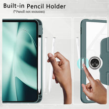 Load image into Gallery viewer, ProElite Case Cover for OnePlus Pad Go 11.35 inch Cover, 360 Degree Rotatable Smart Flip Case for OnePlus Pad Go 11.35 inch, Transparent Back with Pen Holder, Black (Will NOT FIT OnePlus Pad 11.6)