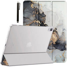 Load image into Gallery viewer, ProElite Cover for Apple iPad (A16) 11th/10th Generation (2025/2022) Cover Case, Transparent Smart case for iPad 11th/10th Gen 2025/2022 (Supports Auto Sleep Wake) with Stylus Pen, Marble Grey