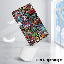 Load image into Gallery viewer, ProElite Case Cover for Galaxy Tab S6 Lite 10.4 inch Cover, Smart Flip case for Samsung Galaxy Tab S6 Lite 10.4 Inch 2024 SM-P610/P615 with S Pen Holder Supports S Pen Magnetic Attachment, Hippy