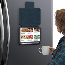 Load image into Gallery viewer, ProElite Case Cover for Apple iPad Mini 6/Mini 7 8.3 inch, Smart Magnetic Shockproof Protective Case for Apple iPad Mini 6/Mini 7 8.3 inch 5 Stable Stands with Pencil Holder, Dark Blue