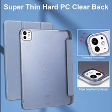 Load image into Gallery viewer, ProElite Case Cover for Apple iPad Pro 11 inch M4/M5 2024/2025 5th/6th Gen Cover, Smart Flip Case for Apple iPad Pro 11 inch M4/M5 2024/2025, Translucent Back, Lavender