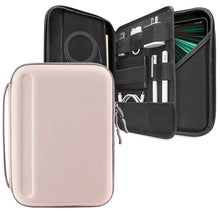 Load image into Gallery viewer, ProElite Hard Tablet Sleeve Case Upto 11.5" for iPad 9.7/10.2/10.9/Pro 11 /Lenovo/Galaxy Tab A9 Plus/S7/S8/S9/Realme Pad 2/Honor Pad X9/Mi pad 7/Redmi Pad/Nokia T21 Accessories Compartment, Pink
