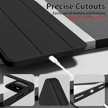 Load image into Gallery viewer, ProElite for Xiaomi Mi Pad 6 case Cover, Transaprent Flip Case for Xiaomi Mi Pad 6 11 inch with Pen Holder (Supports Auto Sleep Wake Function), Marble Green