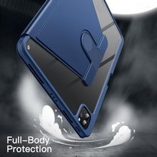 Load image into Gallery viewer, ProElite Rotating Case for Apple iPad Air 13 inch 2025/2024 M3/M2 with Pencil Holder, 360 Degree Rotation Protective Stand Cover Clear Back for iPad Air 13 M3/M2, Auto Wake/Sleep, Dark Blue