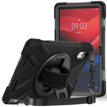 Load image into Gallery viewer, ProElite Cover for Lenovo idea Tab 11 inch 2025 Cover Case, Rugged 3 Layer Armor case Cover for Lenovo idea Tab 11 inch 2025 with Hand Grip & Rotating Kickstand with Shoulder Strap, Black