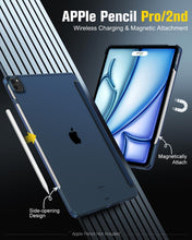 Load image into Gallery viewer, ProElite Case Cover for Apple iPad Pro 11 inch M4/M5 2024/2025 5th/6th Gen Cover, Smart Flip Case for Apple iPad Pro 11 inch M4/M5 2024/2025, Translucent Back, Dark Blue